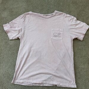 Vineyard Vines Pink Short Sleeve Tee Soft Cotton Crew Neck